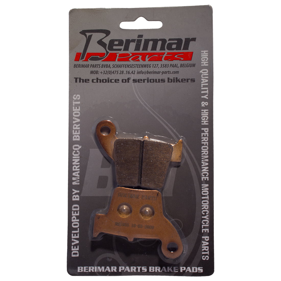 BERIMAR PARTS Gesinterde Remblokken HM CR 125, CR 150, CR 250, CRF 250, CRM 125,